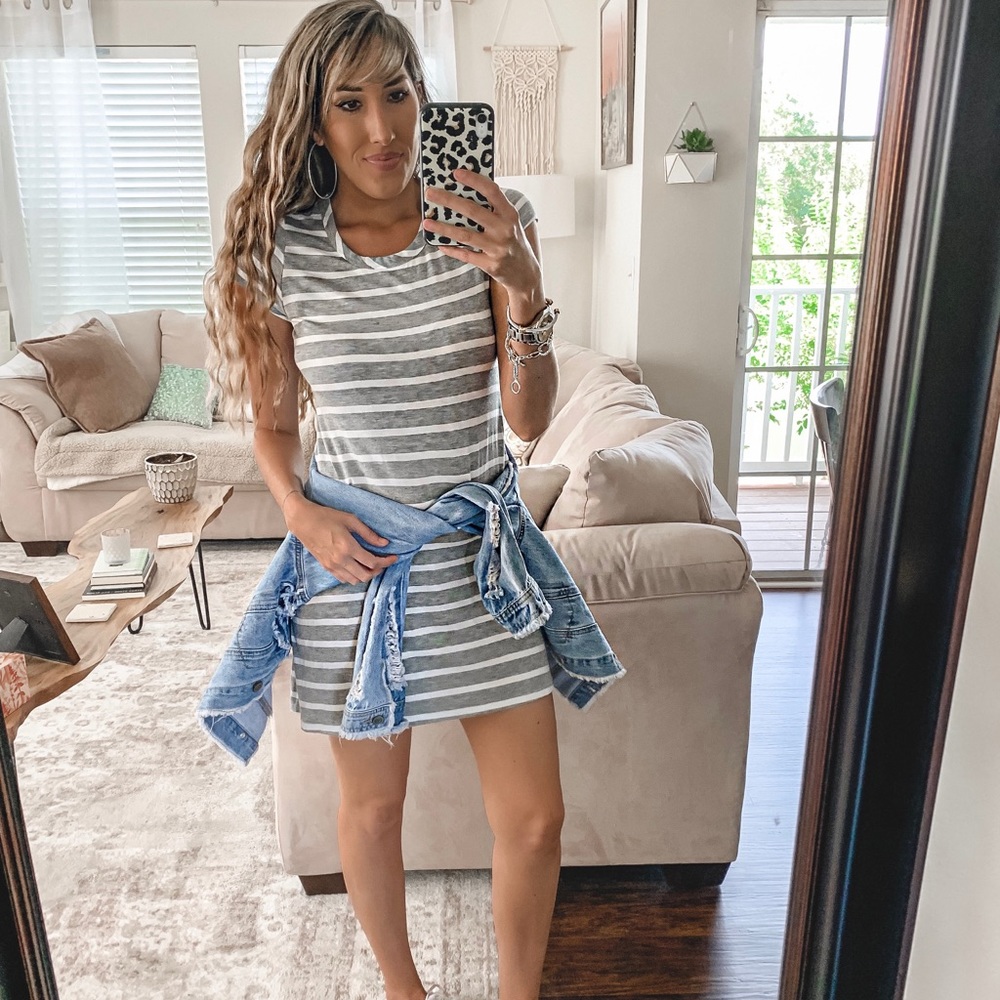 Striped T-shirt Dress